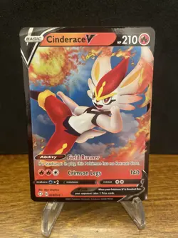 Pokemon TCG Shining Fates Cinderace V 18 - Image 1