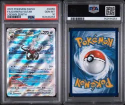 2023 POKEMON SWORD & SHIELD CROWN ZENITH #GG50 FULL ART/DARKRAI VSTAR PSA 10 - Image 3