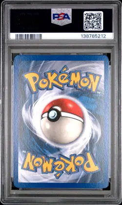 2005 POKEMON EX UNSEEN FORCES COSMOS #27 HO-OH-HOLO PSA 8 - Image 2