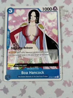 One Piece Card Game - Boa Hancock - ST03-013 - Super Pre-release - N/M - ENG - Image 1
