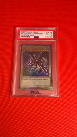 YuGiOh PSA 10 GEM MINT QCCP-JP108 Ultimate Rare Red-Eyes Black Dragon Japanese - Image 2