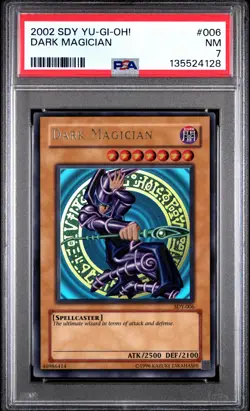 Dark Magician SDY-006 Ultra Rare Unlimited Yugioh PSA 7 *128 - Image 1