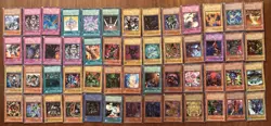 Lot of 52 Yu Gi Oh Cards- 1st Editions Holos and Base- Played Condition No Dups - Image 1