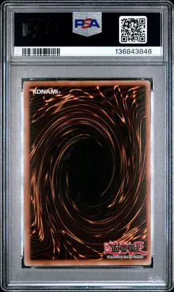 2003 YU-GI-OH! MFC-MAGICIAN'S FORCE #000 DARK MAGICIAN GIRL PSA 7 - Image 2