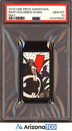 One Piece 2010 Bartholomew Kuma May One Piece Hanafuda GEM MINT PSA 10 - Image 1