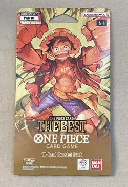 One Piece PRB-01 Premium The Best Sleeved Booster Pack English Sealed - Image 1