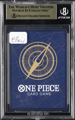 2023 ONE PIECE PREMIUM BOOSTER MANGA ALTERNATE ART #OP01120 SHANKS BGS 10 - Image 2