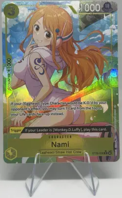 One Piece TCG Starter Deck 29: Egghead Nami ST29-008 Alt Art Foil - NM - Image 1