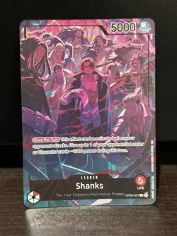 Shanks OP09-001 Leader Alt Art One Piece 2nd Anniversary English Version NM - Image 1