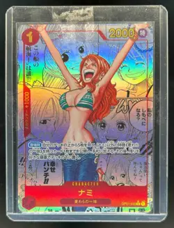 2022 One Piece Romance Dawn JP Nami Manga Alt Art Rare #OP01-016 - Image 1