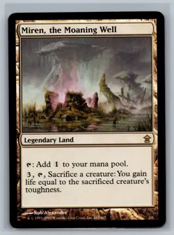 Magic MTG Saviors of Kamigawa Miren, the Moaning Well #163/165 TCG CCG - Image 1