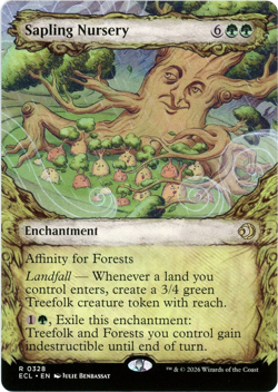 Sapling Nursery (Showcase) - 0328 - Lorwyn Eclipsed ECL - MTG - NM/M - Image 1