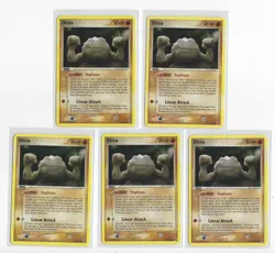 Pokemon TCG Ditto (Geodude) Delta Species 62/113 LOT OF 5 NM - Image 1