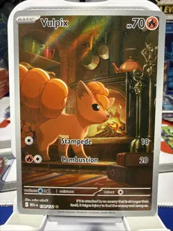Pokemon TCG Vulpix 138/132 ME01 Mega Evolution Holo Illustration Rare -LJ - Image 1