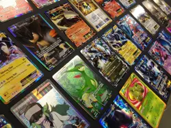 Pokemon Card Lot 100 Official TCG Cards Ultra Rare Included EX GX V MEGA + HOLOS - Image 2