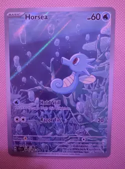 Horsea 067/064 Sv: Shrouded Fable Holo Illustration Rare Pokemon TCG NM - Image 1