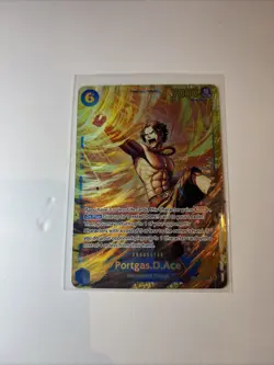 Portgas D Ace SEC One Piece TCG OP13-119 Carrying on his will NM - Image 1