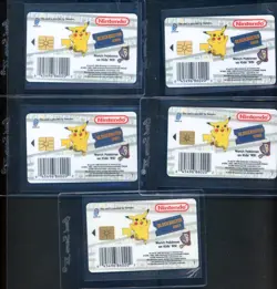 Pokemon Snap Blockbuster Video Smart Card Set of 5 Vintage 1999 Pikachu Squirtle - Image 2
