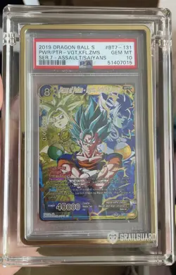 Vegito Power Of Potara Bt7-131 Scr Psa 10 Dragon Ball Super Card Game Bgs Cgc - Image 4