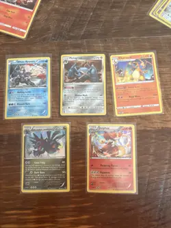 Pokemon TCG 5 Card Lot! Various Rares And Exclusive Holos XY & SM - Image 1