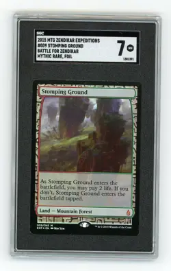 STOMPING GROUND ZENDIKAR EXPEDITIONS FOIL SGC7 NEAR-MINT MAGIC THE GATHERING NM - Image 1