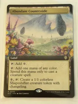 Abundant Countryside Extended Art Lorwyn Eclipsed Commander 42 - Image 1