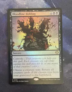 Mtg - Bloodline Binding (0091) Lorwyn Eclipsed- Foil Rare - NM - Image 1
