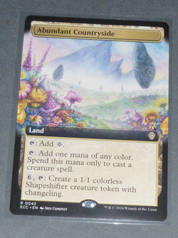 Abundant Countryside, MTG, Lorwyn Eclipsed ECC, Extended Art, 0042 - Image 1