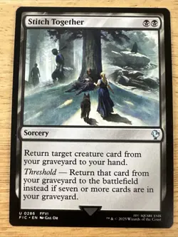 MTG Stitch Together Normal NM Commander: FINAL FANTASY Magic 286 - Image 1