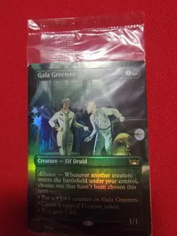 Gala Greeters Foil (450) Borderless Streets of New Capenna SNC MTG Magic Sealed - Image 1