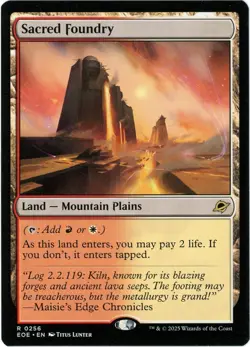 Sacred Foundry - 0256 - Edge of Eternities - MTG - NM/M - Image 1