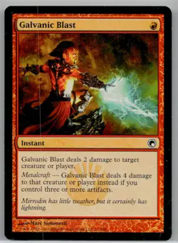 Galvanic Blast #91 Scars of Mirrodin Lightly played W/Tracking - Image 1