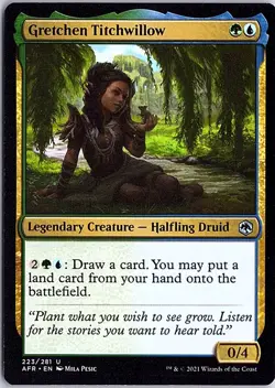 Gretchen Titchwillow U Adventures in the Forgotten Realms 223 LP MTG - Image 1