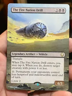 The Fire Nation Drill Avatar: The Last Airbender Hand Painted Altered Art Tentz - Image 2