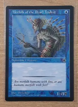 1997 MAGIC THE GATHERING PORTAL MERFOLK OF THE PEARL TRIDENT TD25 - Image 1