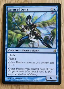 SCION OF OONA, MAGIC THE GATHERING LORWYN NEAR MINT MTG - Image 1