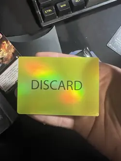 MTG Golden Ticket Discard Rare/Mythic Fallout Magic The GatheringFoil Error Card - Image 1