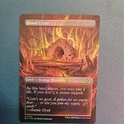 MTG Lorwyn Eclipsed REVERSIBLE SHOCKLANDS R Blood Crypt #0349 - Image 2
