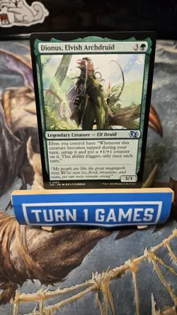 Dionus, Elvish Archdruid (Anime) #52- MTG Foundations Jumpstart (J25) Near Mint - Image 1