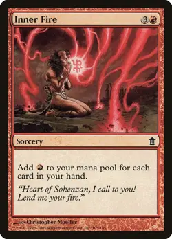 Inner Fire [Saviors of Kamigawa] - Lightly Played Foil - MTG - Image 1