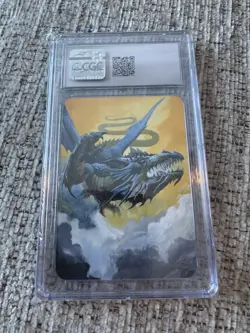 East-West Dragon Foil CGC 10 Gem Mint Sorcery: Contested Realm Alpha Elite - Image 2