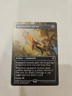 Sword of Fire and Ice 0062 Borderless Special Guests SPG MTG Magic - Image 1
