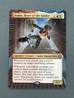 Arana, Heart of the Spider MTG Marvels Spider-Man Hand Painted Full Altered Art - Image 1