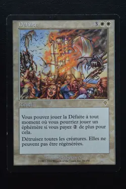 Magic The Gathering MTG ROUT FRENCH Invasion LP Lightly Played - Image 1