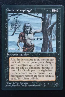 Magic The Gathering MTG SCAVENGING GHOUL FRENCH Revised FBB LP Lightly Played - Image 1