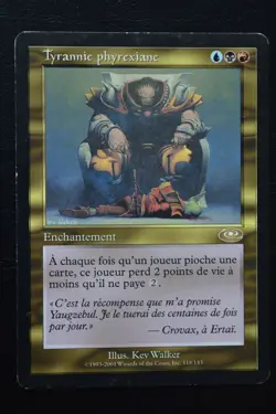 Magic The Gathering MTG PHYREXIAN TYRANNY FRENCH Planeshift LP Lightly Played - Image 1