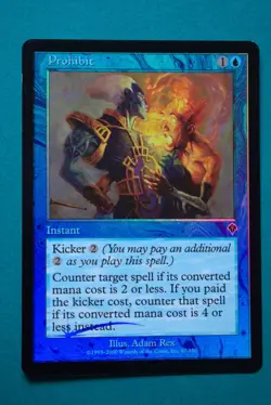 Prohibit (Foil) - Invasion - NM (Never Played) - Magic The Gathering - Image 1