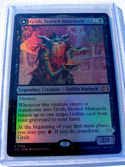 Grub, Storied Matriarch Grub Lorwyn Eclipsed (Foil) MTG Notorious Auntie NM - Image 1