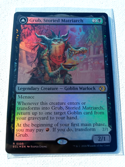 Grub, Storied Matriarch Grub Lorwyn Eclipsed (Foil) MTG Notorious Auntie NM - Image 2