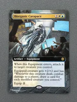 Biorganic Carapace MTG Marvel's Spider-Man Hand Painted Full Altered Art Tentz - Image 1